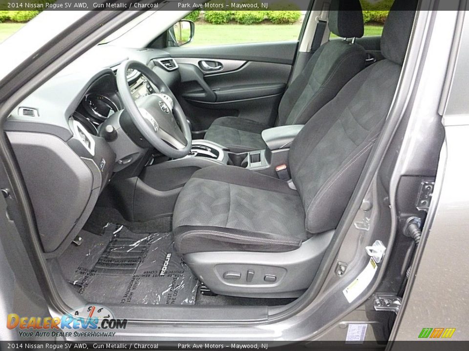 2014 Nissan Rogue SV AWD Gun Metallic / Charcoal Photo #12
