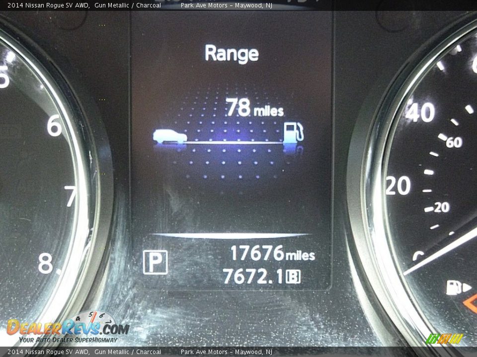 2014 Nissan Rogue SV AWD Gun Metallic / Charcoal Photo #27
