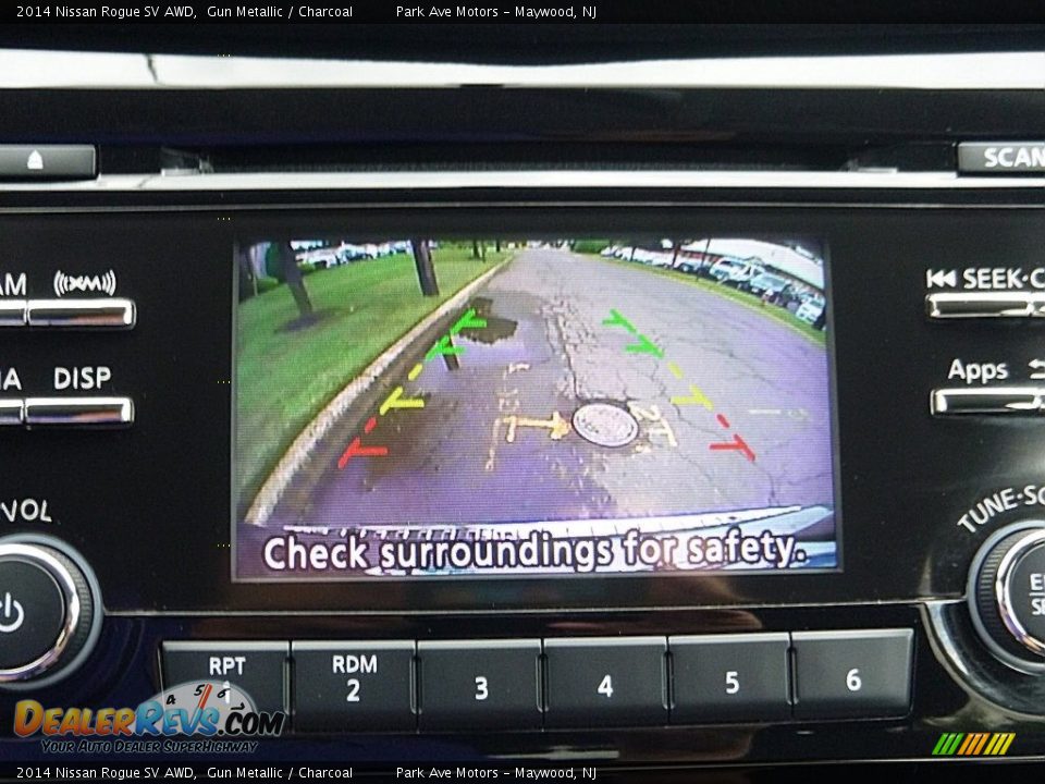 2014 Nissan Rogue SV AWD Gun Metallic / Charcoal Photo #28