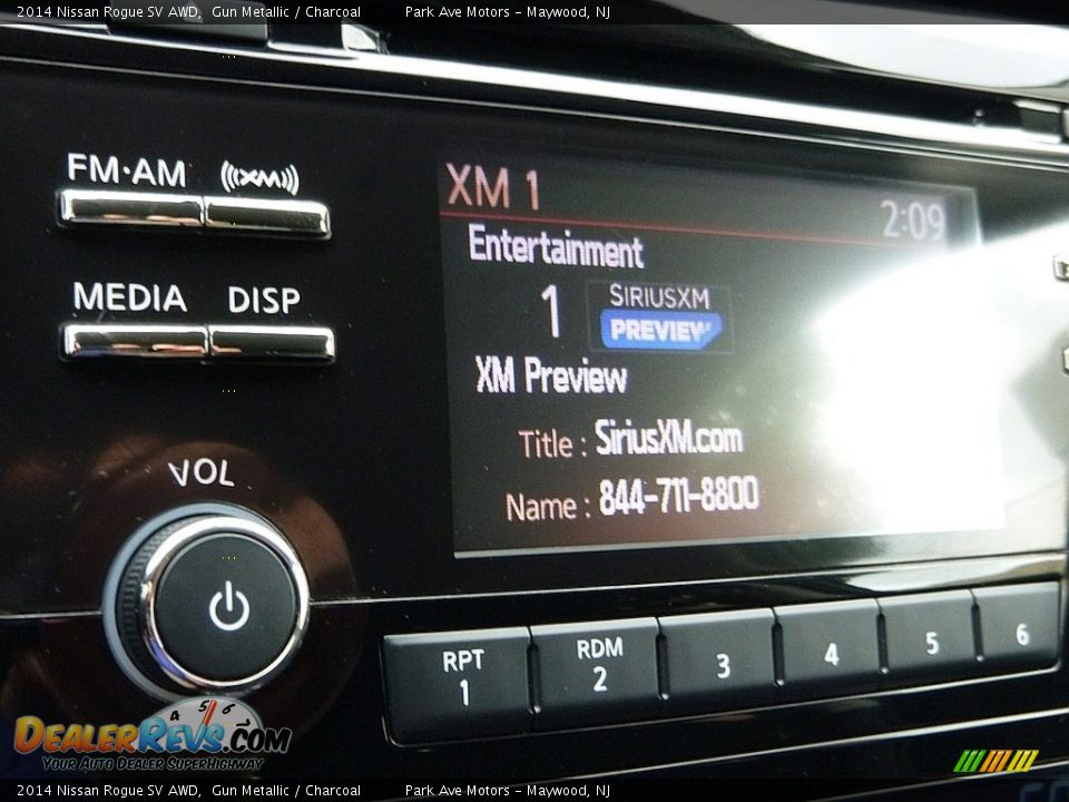 2014 Nissan Rogue SV AWD Gun Metallic / Charcoal Photo #29