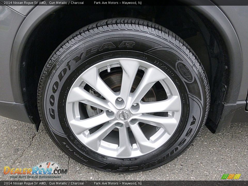 2014 Nissan Rogue SV AWD Gun Metallic / Charcoal Photo #33