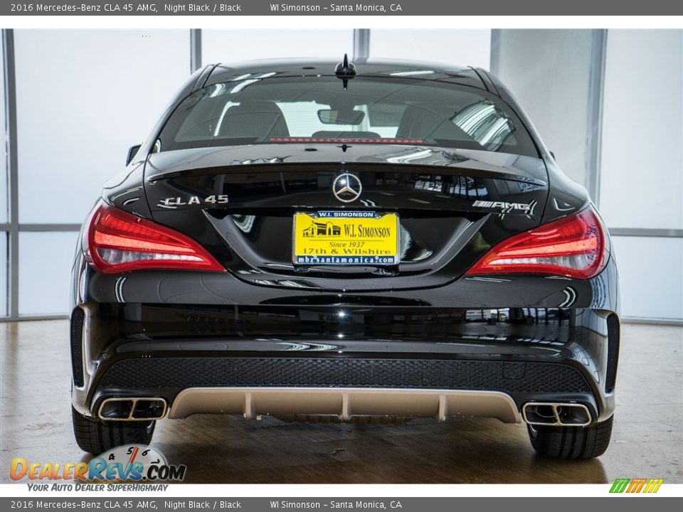 2016 Mercedes-Benz CLA 45 AMG Night Black / Black Photo #4