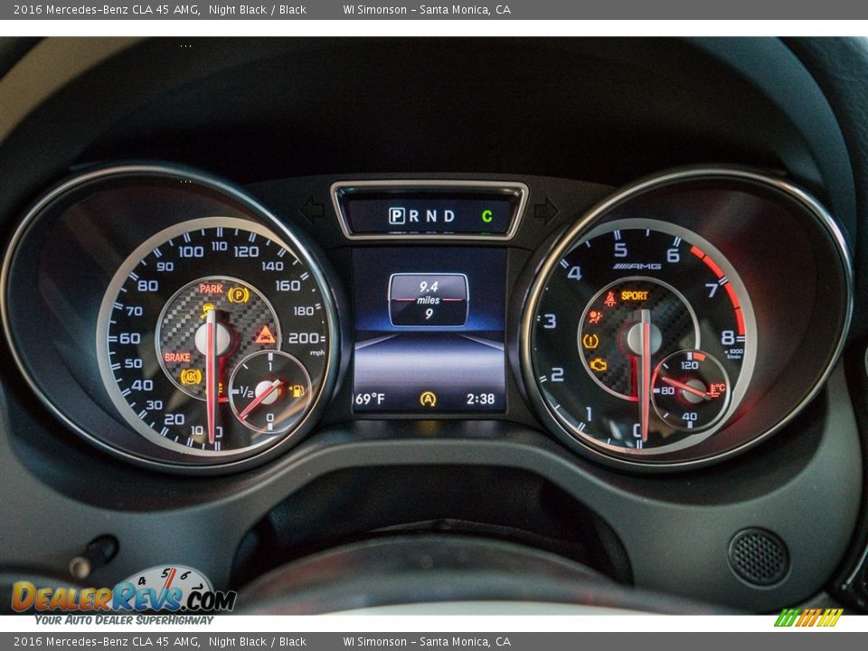 2016 Mercedes-Benz CLA 45 AMG Night Black / Black Photo #7