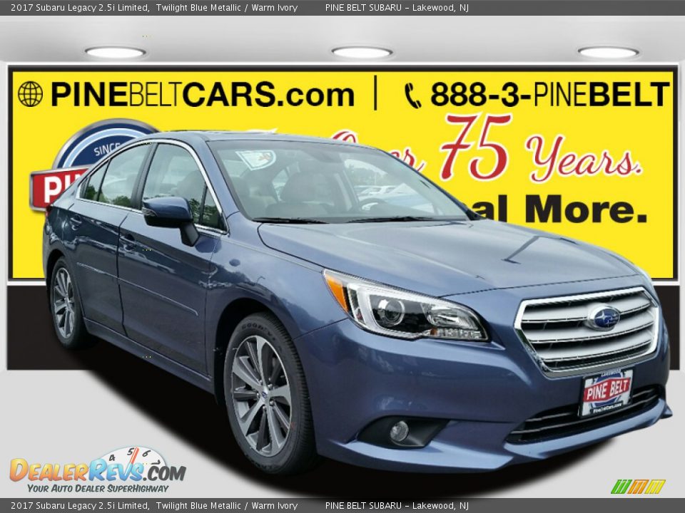 2017 Subaru Legacy 2.5i Limited Twilight Blue Metallic / Warm Ivory Photo #1