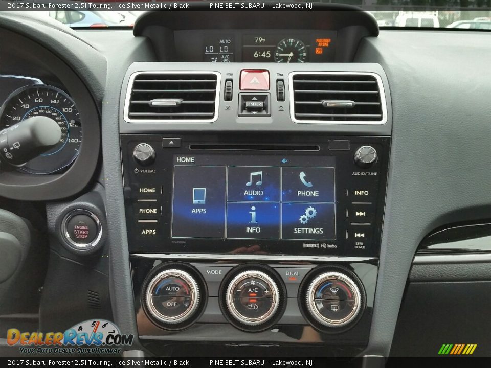 2017 Subaru Forester 2.5i Touring Ice Silver Metallic / Black Photo #9