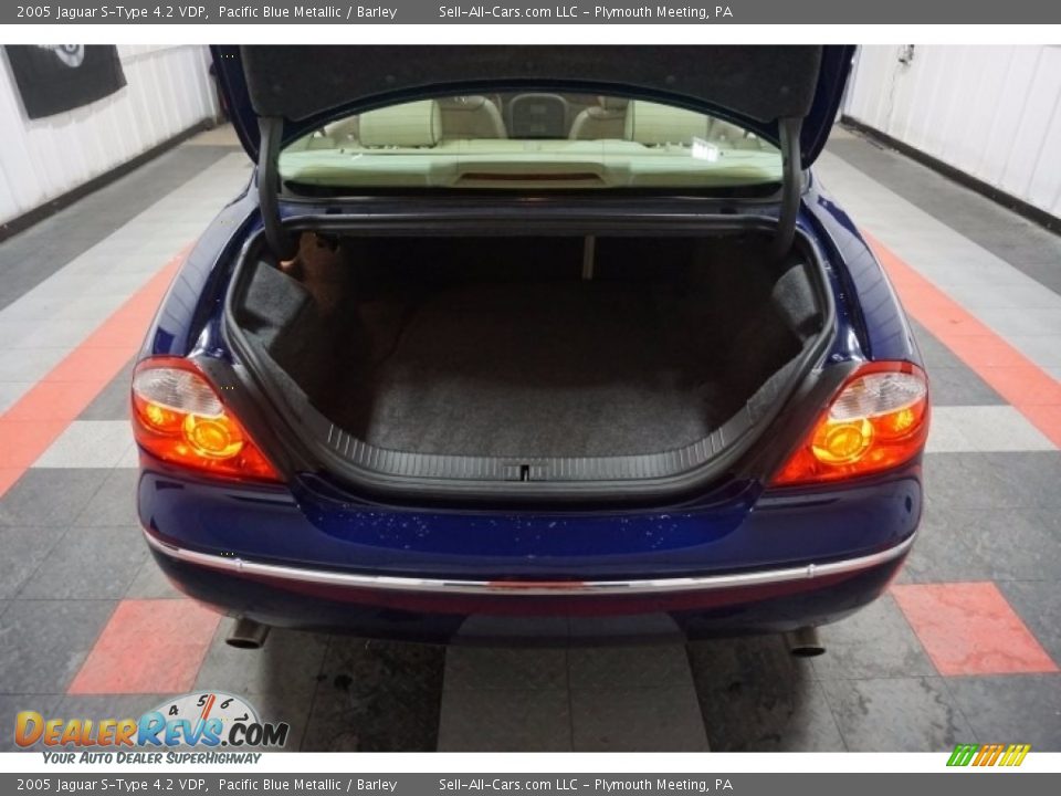2005 Jaguar S-Type 4.2 VDP Pacific Blue Metallic / Barley Photo #20