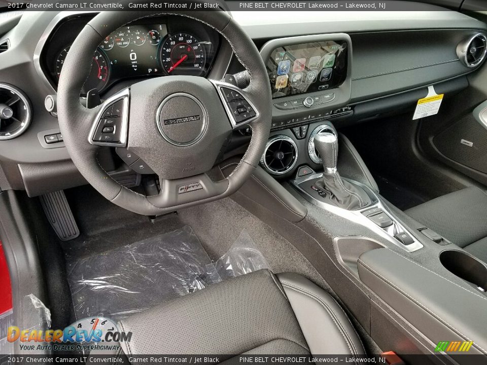 Jet Black Interior - 2017 Chevrolet Camaro LT Convertible Photo #8