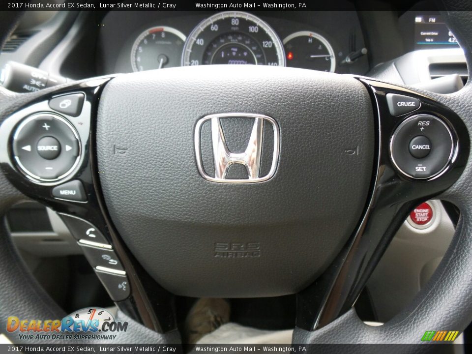 2017 Honda Accord EX Sedan Steering Wheel Photo #11