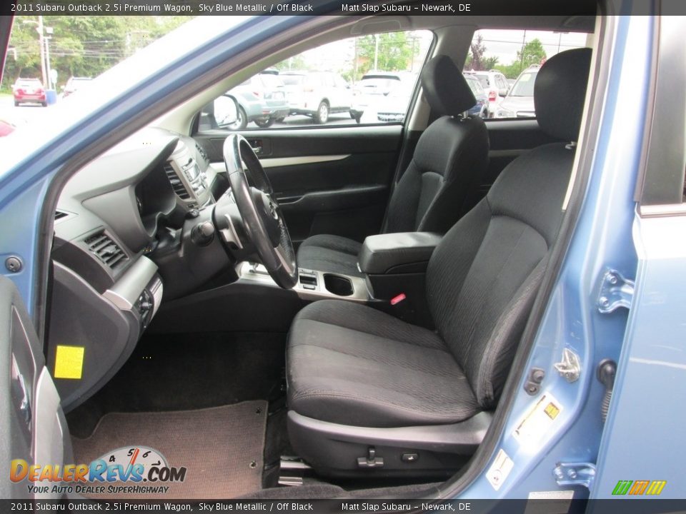 2011 Subaru Outback 2.5i Premium Wagon Sky Blue Metallic / Off Black Photo #12