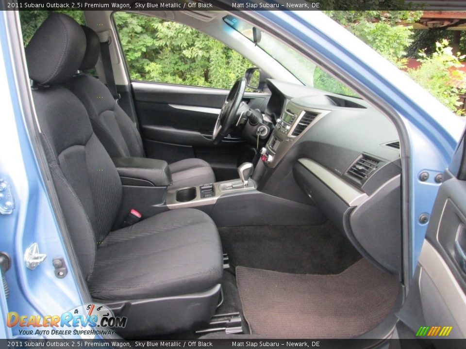 2011 Subaru Outback 2.5i Premium Wagon Sky Blue Metallic / Off Black Photo #17