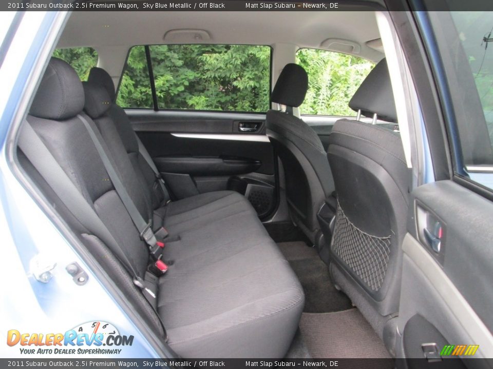 2011 Subaru Outback 2.5i Premium Wagon Sky Blue Metallic / Off Black Photo #18
