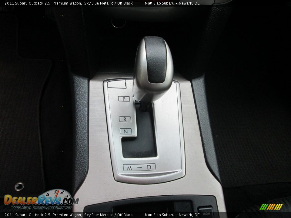 2011 Subaru Outback 2.5i Premium Wagon Sky Blue Metallic / Off Black Photo #25