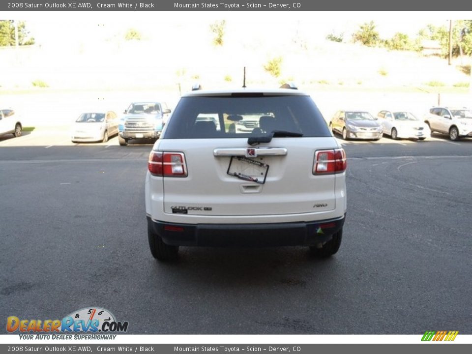 2008 Saturn Outlook XE AWD Cream White / Black Photo #3