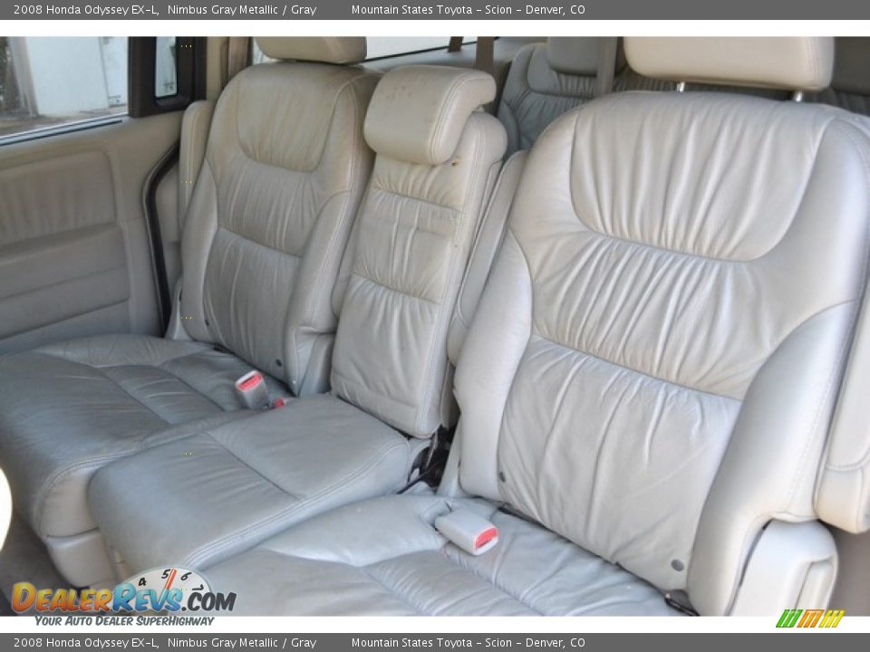 2008 Honda Odyssey EX-L Nimbus Gray Metallic / Gray Photo #8