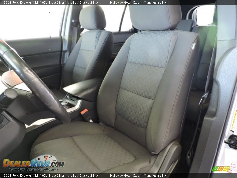 2013 Ford Explorer XLT 4WD Ingot Silver Metallic / Charcoal Black Photo #7