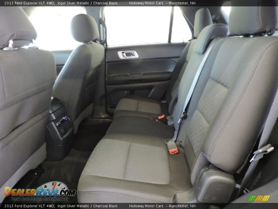 2013 Ford Explorer XLT 4WD Ingot Silver Metallic / Charcoal Black Photo #8