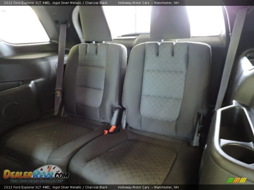 2013 Ford Explorer XLT 4WD Ingot Silver Metallic / Charcoal Black Photo #9