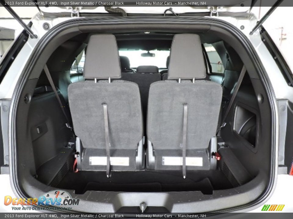 2013 Ford Explorer XLT 4WD Ingot Silver Metallic / Charcoal Black Photo #10