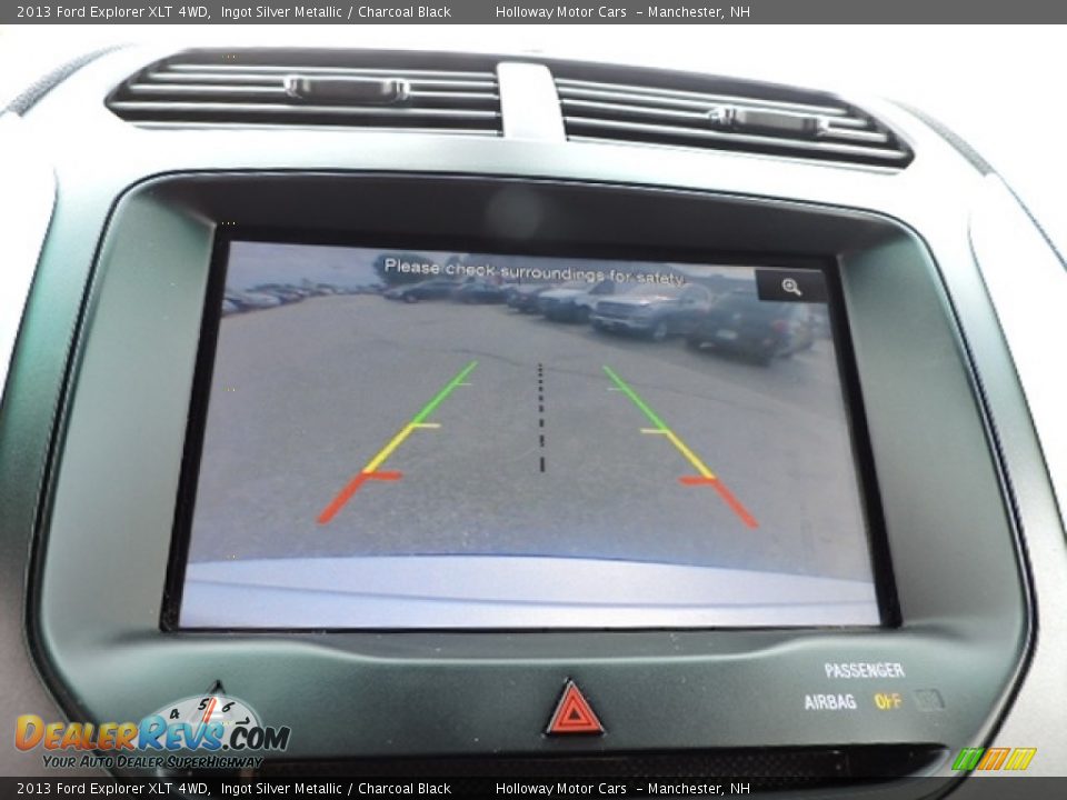 2013 Ford Explorer XLT 4WD Ingot Silver Metallic / Charcoal Black Photo #14