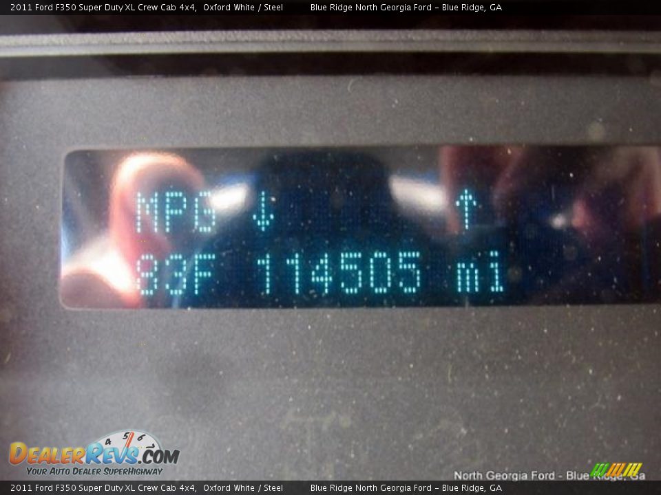 2011 Ford F350 Super Duty XL Crew Cab 4x4 Oxford White / Steel Photo #18