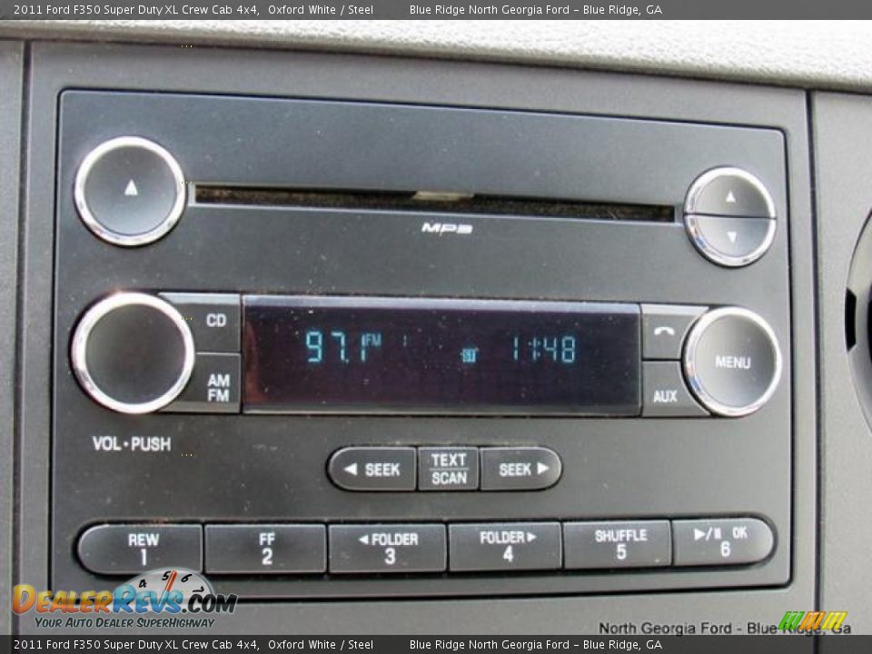 2011 Ford F350 Super Duty XL Crew Cab 4x4 Oxford White / Steel Photo #19