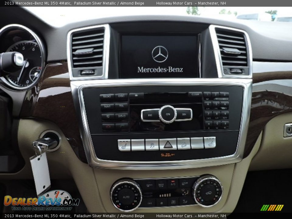 2013 Mercedes-Benz ML 350 4Matic Palladium Silver Metallic / Almond Beige Photo #15