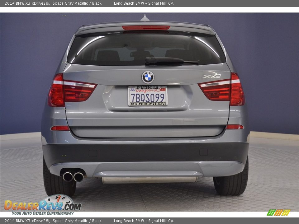 2014 BMW X3 xDrive28i Space Gray Metallic / Black Photo #6
