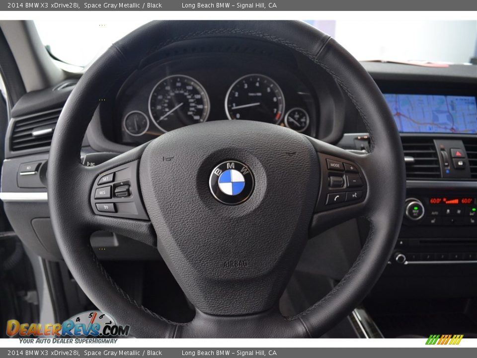 2014 BMW X3 xDrive28i Space Gray Metallic / Black Photo #30