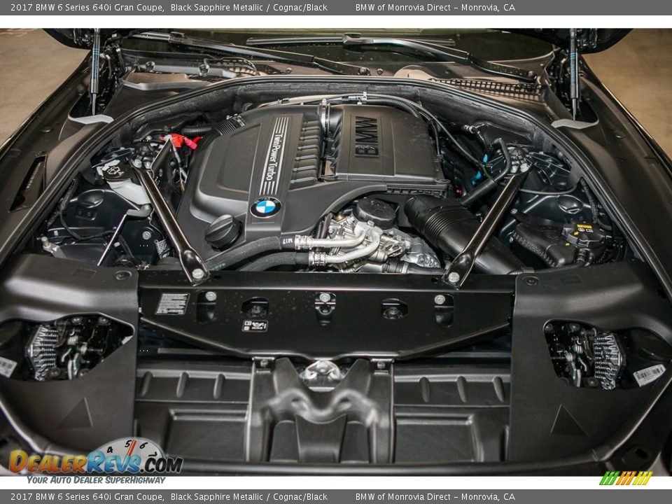 2017 BMW 6 Series 640i Gran Coupe 3.0 Liter DI TwinPower Turbocharged DOHC 24-Valve VVT Inline 6 Cylinder Engine Photo #9