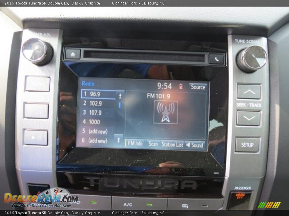 Controls of 2016 Toyota Tundra SR Double Cab Photo #18