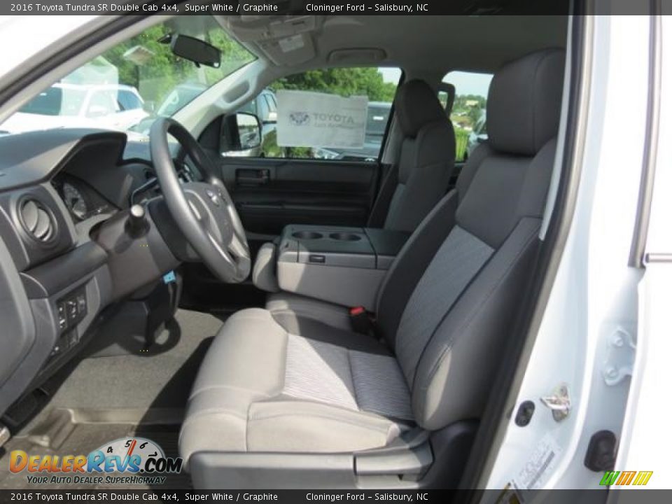 Front Seat of 2016 Toyota Tundra SR Double Cab 4x4 Photo #8