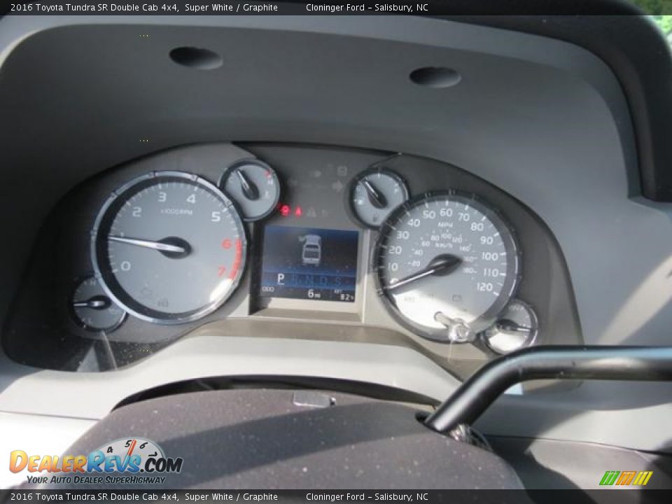2016 Toyota Tundra SR Double Cab 4x4 Gauges Photo #11