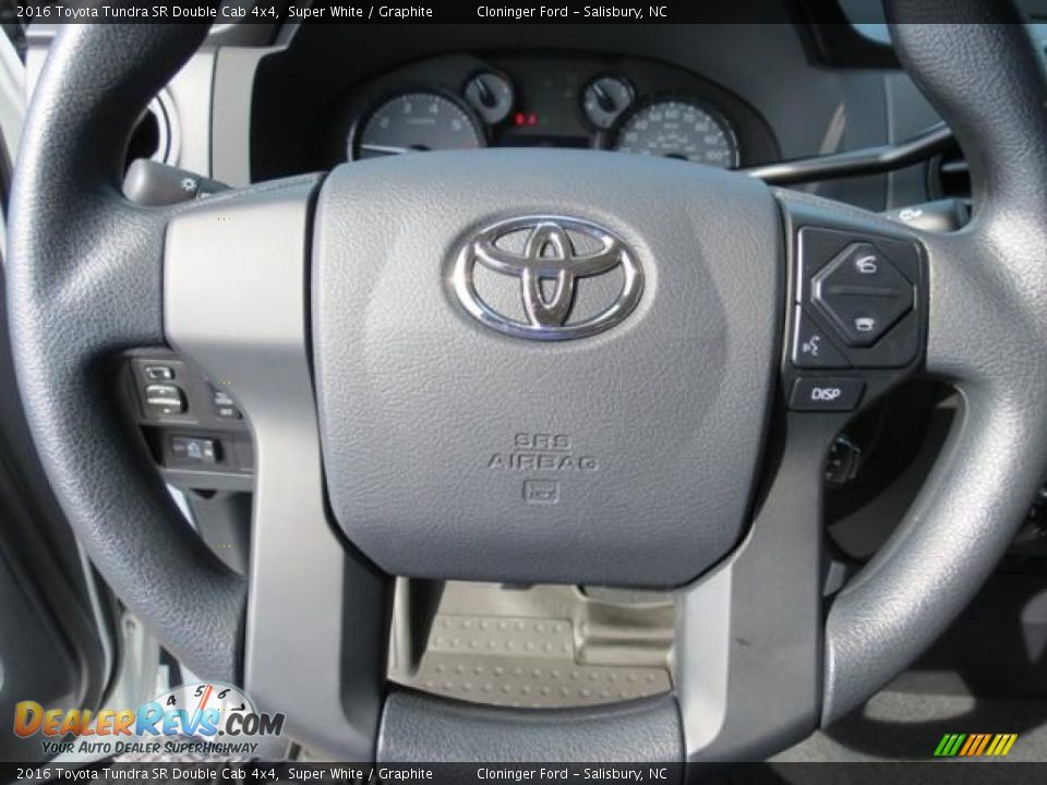 2016 Toyota Tundra SR Double Cab 4x4 Steering Wheel Photo #12