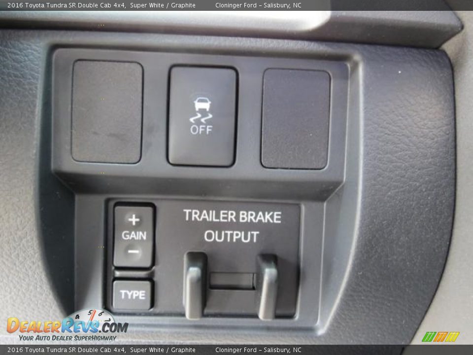 2016 Toyota Tundra SR Double Cab 4x4 Super White / Graphite Photo #20