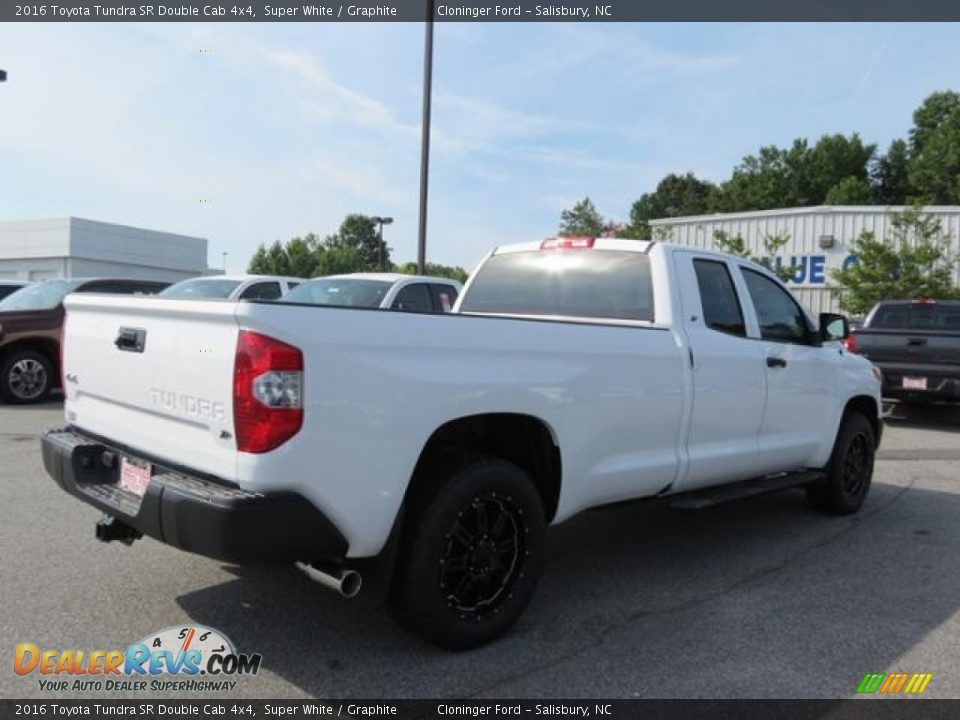 2016 Toyota Tundra SR Double Cab 4x4 Super White / Graphite Photo #24