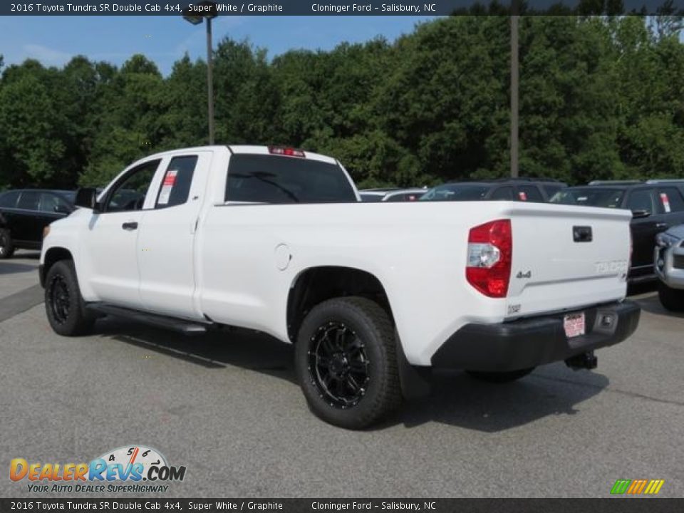 2016 Toyota Tundra SR Double Cab 4x4 Super White / Graphite Photo #26