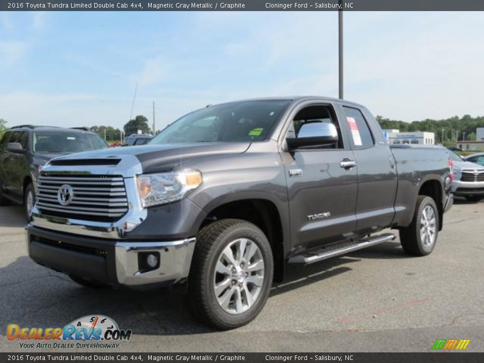 2016 Toyota Tundra Limited Double Cab 4x4 Magnetic Gray Metallic / Graphite Photo #3