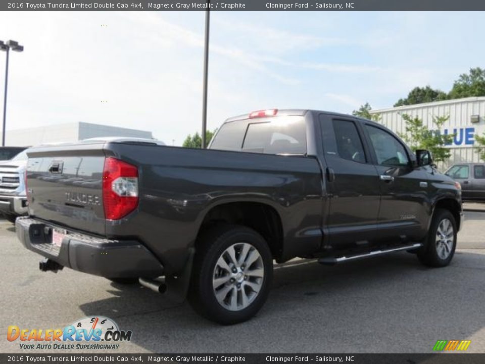 2016 Toyota Tundra Limited Double Cab 4x4 Magnetic Gray Metallic / Graphite Photo #26