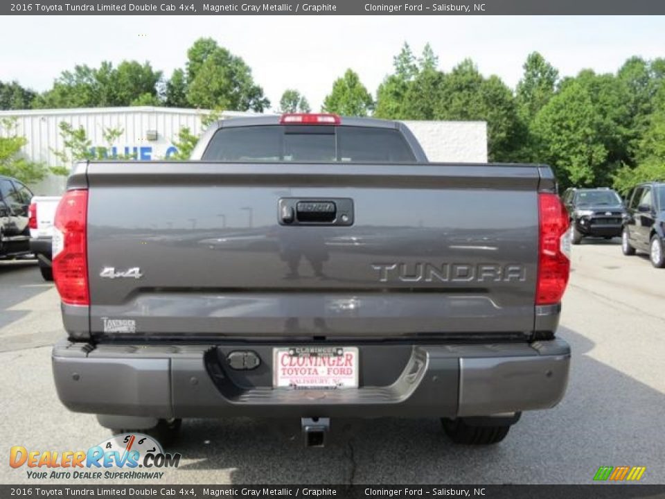 2016 Toyota Tundra Limited Double Cab 4x4 Magnetic Gray Metallic / Graphite Photo #27