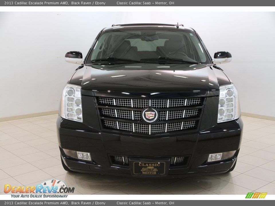 2013 Cadillac Escalade Premium AWD Black Raven / Ebony Photo #2