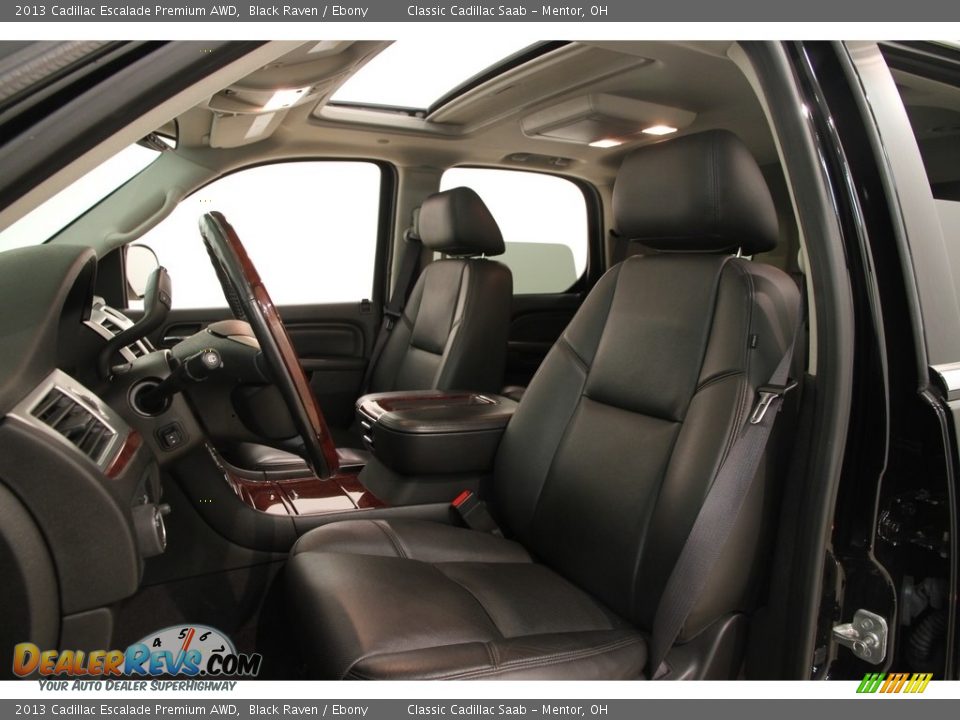 2013 Cadillac Escalade Premium AWD Black Raven / Ebony Photo #6