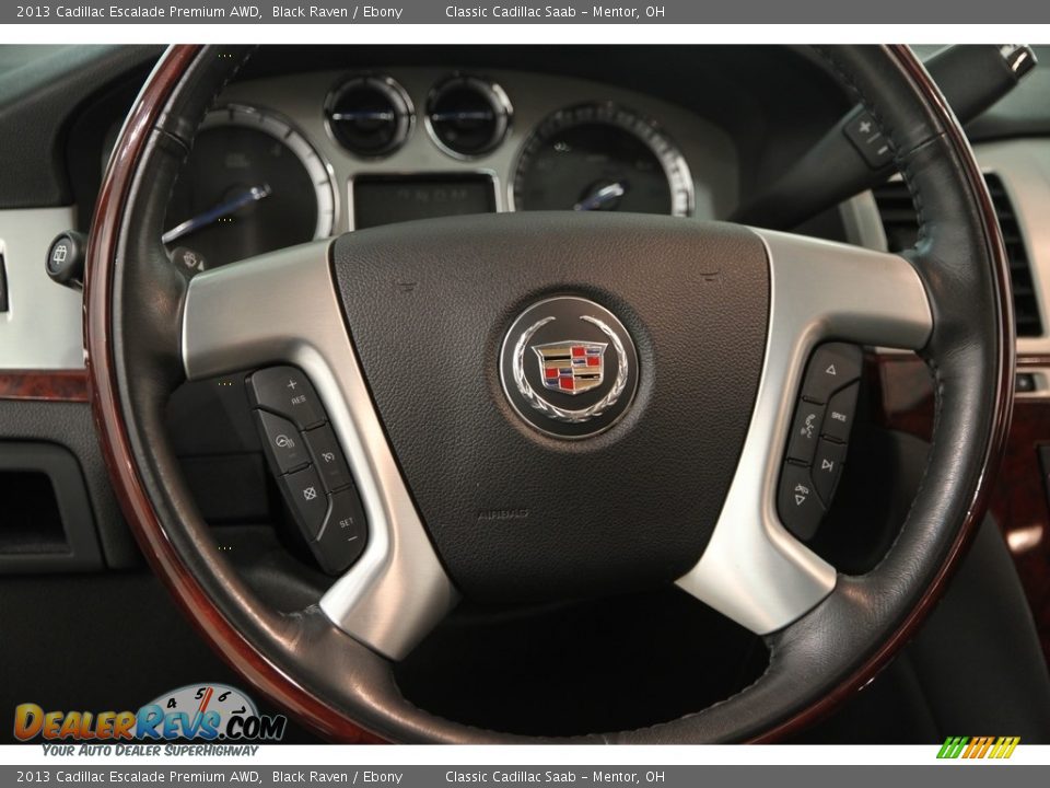 2013 Cadillac Escalade Premium AWD Black Raven / Ebony Photo #8