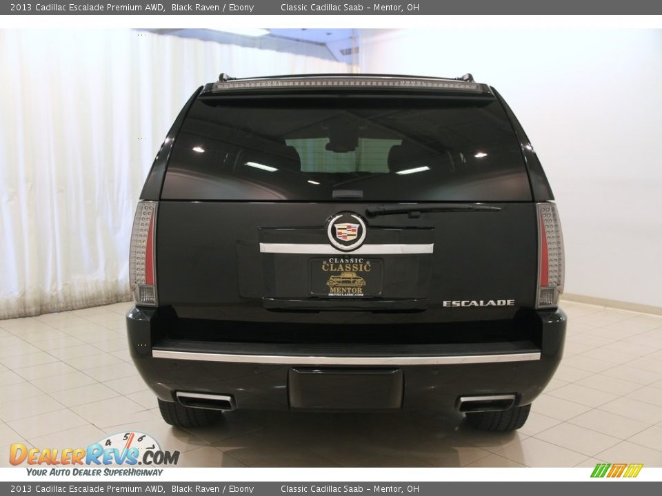 2013 Cadillac Escalade Premium AWD Black Raven / Ebony Photo #23
