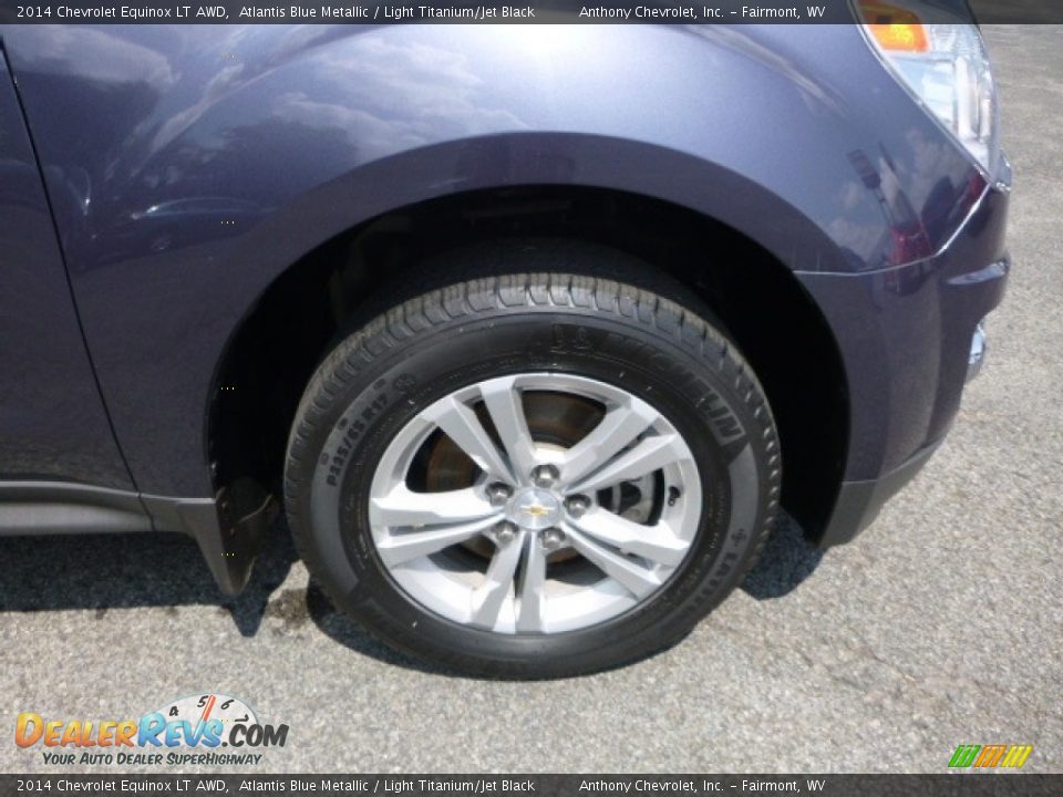 2014 Chevrolet Equinox LT AWD Atlantis Blue Metallic / Light Titanium/Jet Black Photo #2