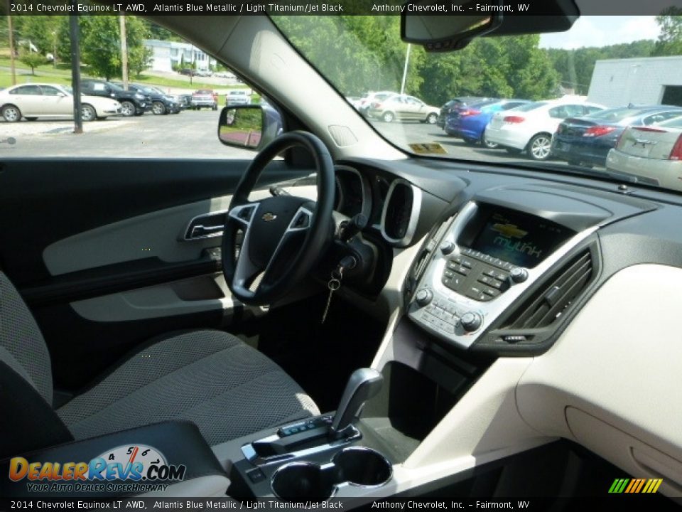 2014 Chevrolet Equinox LT AWD Atlantis Blue Metallic / Light Titanium/Jet Black Photo #4