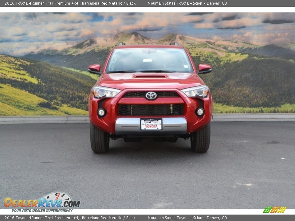 2016 Toyota 4Runner Trail Premium 4x4 Barcelona Red Metallic / Black Photo #2