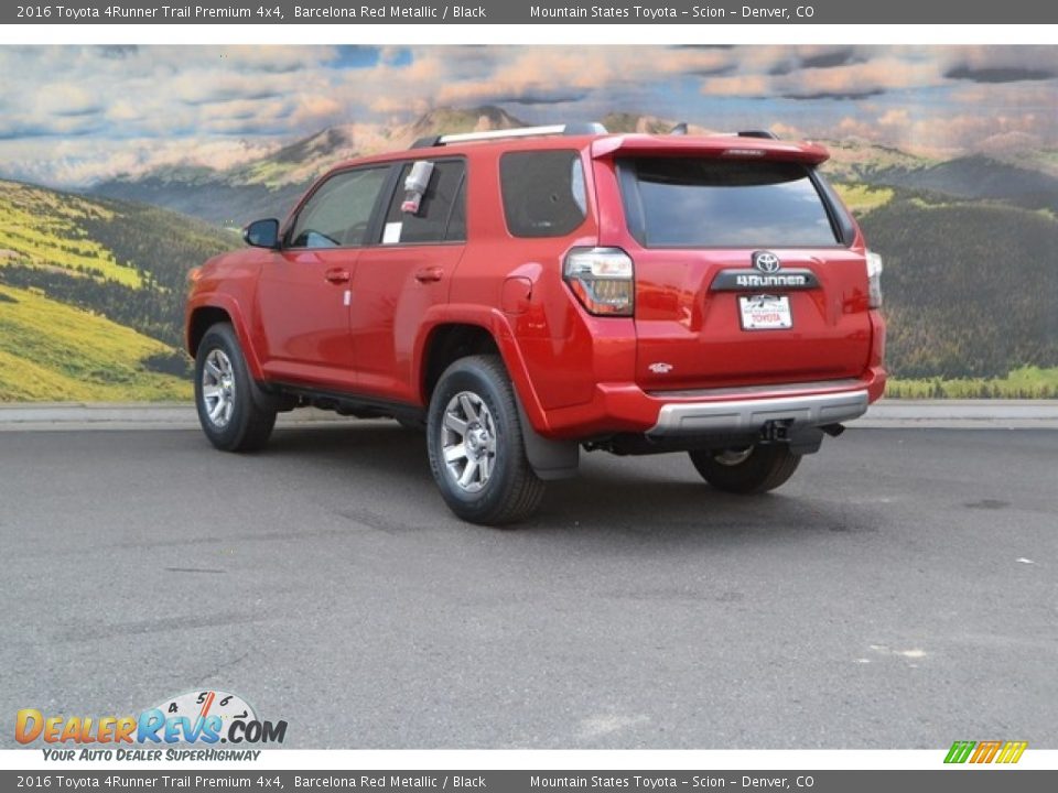 2016 Toyota 4Runner Trail Premium 4x4 Barcelona Red Metallic / Black Photo #3