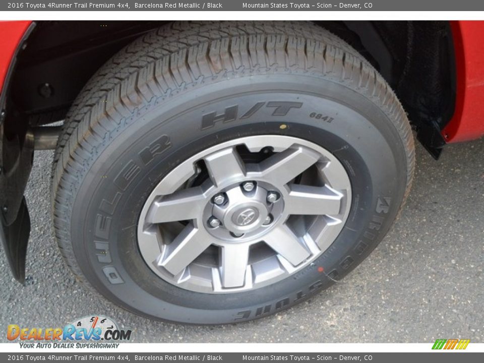2016 Toyota 4Runner Trail Premium 4x4 Barcelona Red Metallic / Black Photo #9