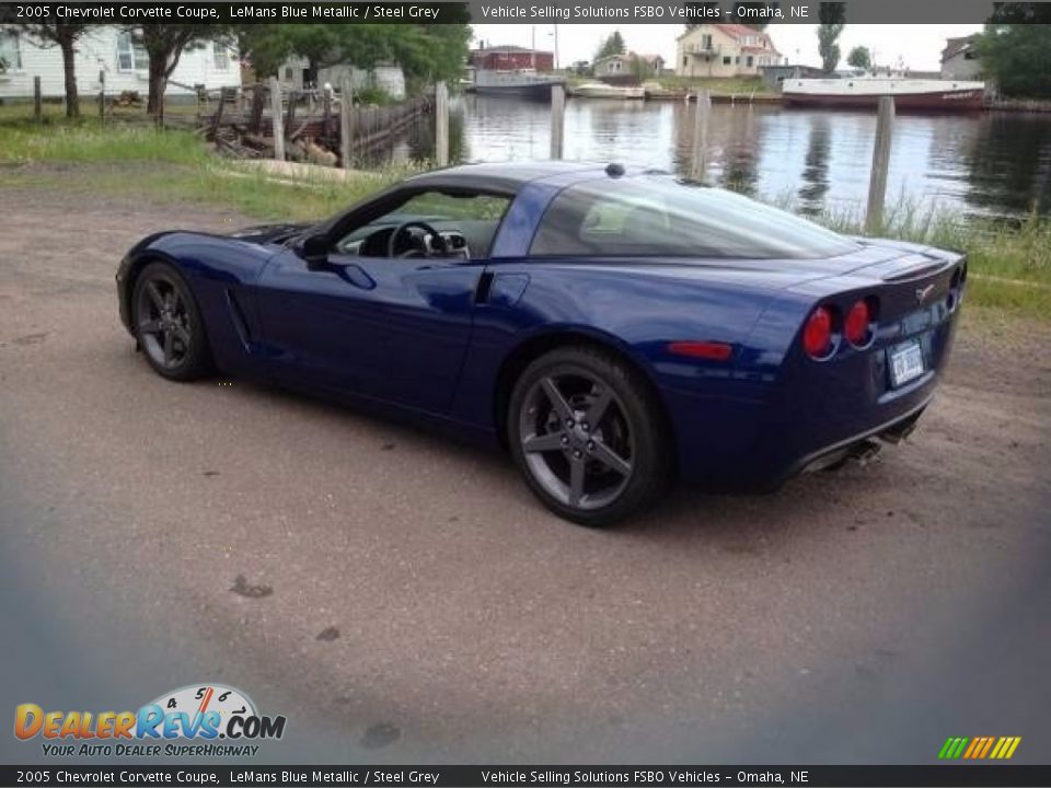 2005 Chevrolet Corvette Coupe LeMans Blue Metallic / Steel Grey Photo #3