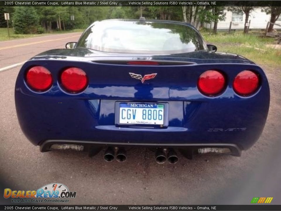 2005 Chevrolet Corvette Coupe LeMans Blue Metallic / Steel Grey Photo #4